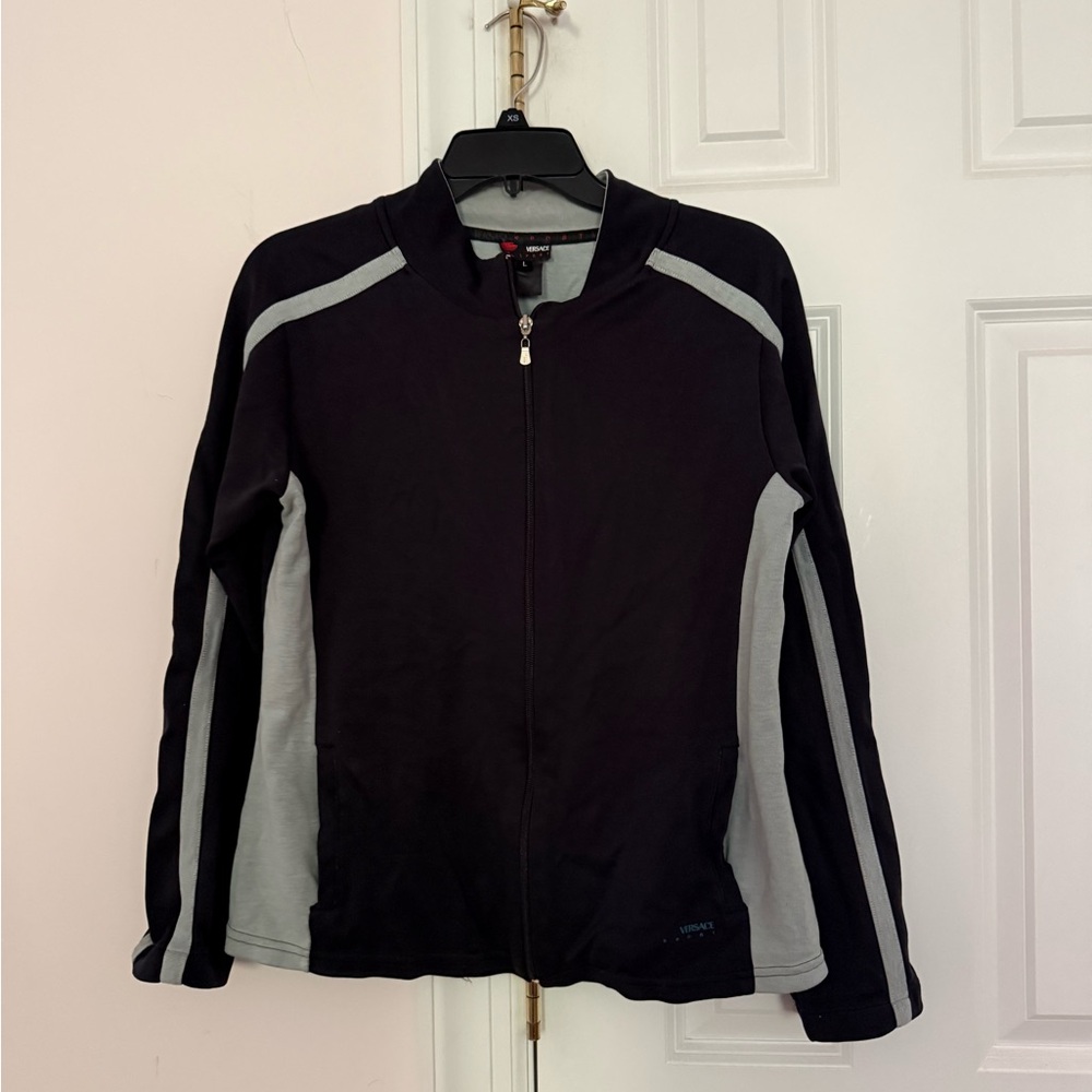 Versace Sport Zip Up Sweater - Size L